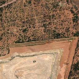 Satellite imagery of Russell Find Mine, AU