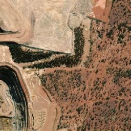 Satellite imagery of Russell Find Mine, AU