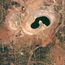 Satellite imagery of Hancocks Mine, AU