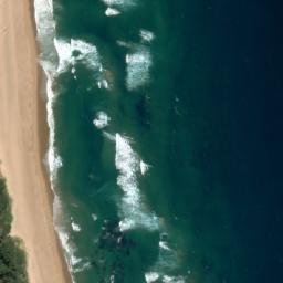 Satellite imagery of Cape Vidal, ZA