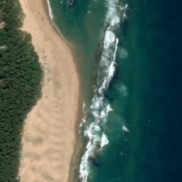 Satellite imagery of Cape Vidal, ZA