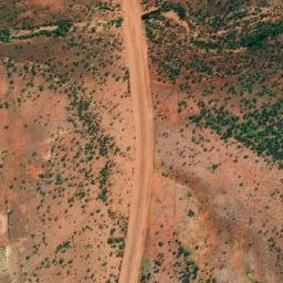 Satellite imagery of Little Doris Mine, AU