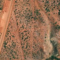 Satellite imagery of Little Doris Mine, AU