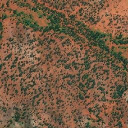 Satellite imagery of Mighty Atom Mine, AU