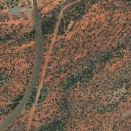 Satellite imagery of Pindaring Rocks, AU