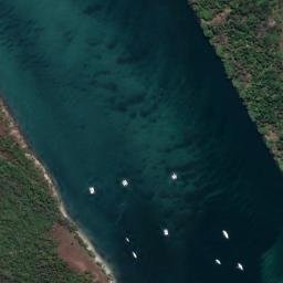 Satellite imagery of Cave Point, AU