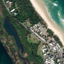 Satellite imagery of Cave Point, AU