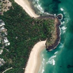 Satellite imagery of Cave Point, AU