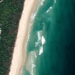Satellite imagery of Cave Point, AU