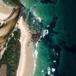Satellite imagery of Cudgen Headland, AU