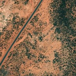 Satellite imagery of Giles Breakaway, AU
