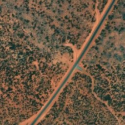 Satellite imagery of Giles Breakaway, AU
