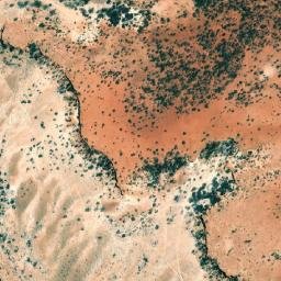Satellite imagery of Giles Breakaway, AU