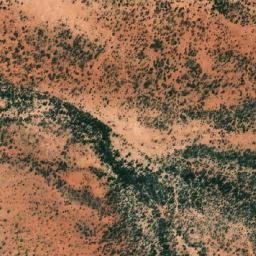 Satellite imagery of Red Hill, AU