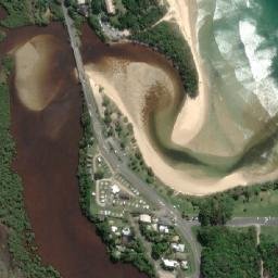 Satellite imagery of Hastings Point, AU