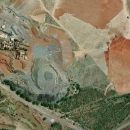 Satellite imagery of Finsch Mine, ZA