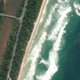 Satellite imagery of Black Rocks, AU