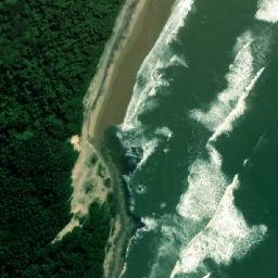 Satellite imagery of Cape Saint Lucia, ZA