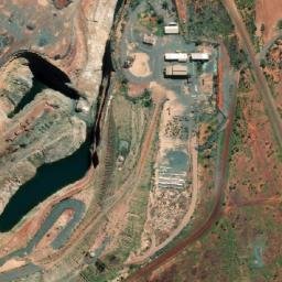 Satellite imagery of Lancefield Mine, AU