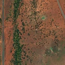 Satellite imagery of British Flag Mine, AU