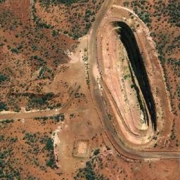 Satellite imagery of Mount Barnicoat, AU