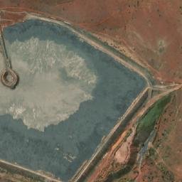 Satellite imagery of Gullewa Mine, AU