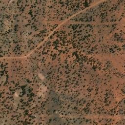 Satellite imagery of Mertons Reward Mine, AU