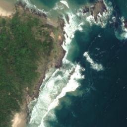 Satellite imagery of Broken Head, AU