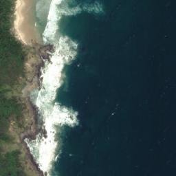 Satellite imagery of Broken Head, AU