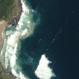 Satellite imagery of Broken Head, AU