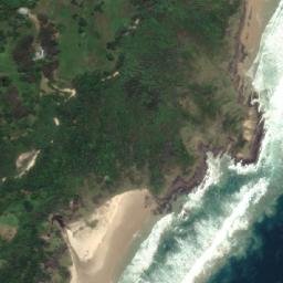 Satellite imagery of Snapper Rock, AU