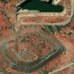 Satellite imagery of Mount Morgans Mine, AU