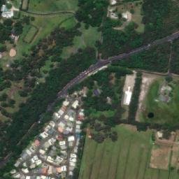 Satellite imagery of Newrybar Island, AU