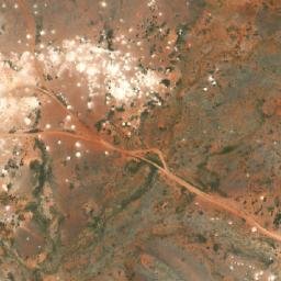 Satellite imagery of Larkins Folly Opal Diggings, AU