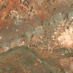 Satellite imagery of The Eight Mile Opal Diggings, AU