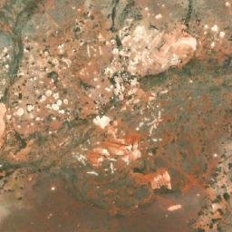Satellite imagery of The Eight Mile Opal Diggings, AU