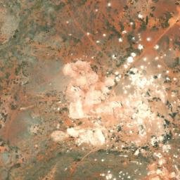 Satellite imagery of The Eight Mile Opal Diggings, AU