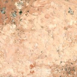 Satellite imagery of South Pacific Opal Diggings, AU