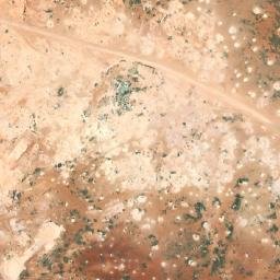 Satellite imagery of South Pacific Opal Diggings, AU