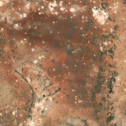 Satellite imagery of South Pacific Opal Diggings, AU