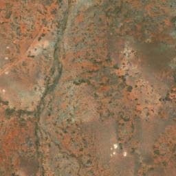 Satellite imagery of South Pacific Opal Diggings, AU