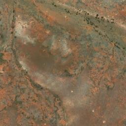Satellite imagery of South Pacific Opal Diggings, AU