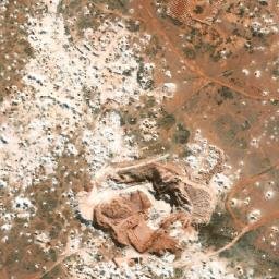 Satellite imagery of Olympic Opal Diggings, AU