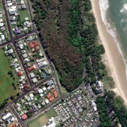 Satellite imagery of Evans Head, AU