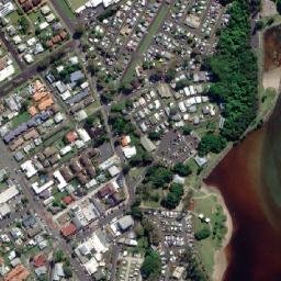 Satellite imagery of Evans Head, AU