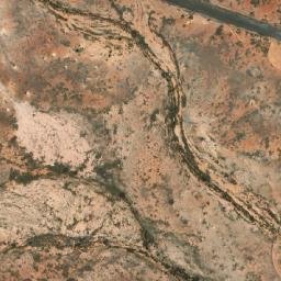 Satellite imagery of Tee Valley Opal Diggings, AU
