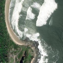 Satellite imagery of The Second Bluff, AU