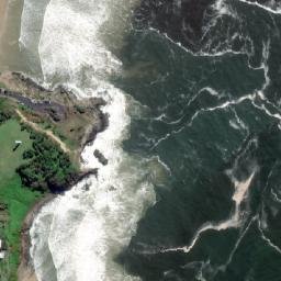Satellite imagery of Clarence Head, AU