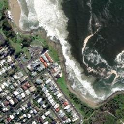 Satellite imagery of Clarence Head, AU