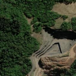 Satellite imagery of Cordilheira Dois Irmãos, BR